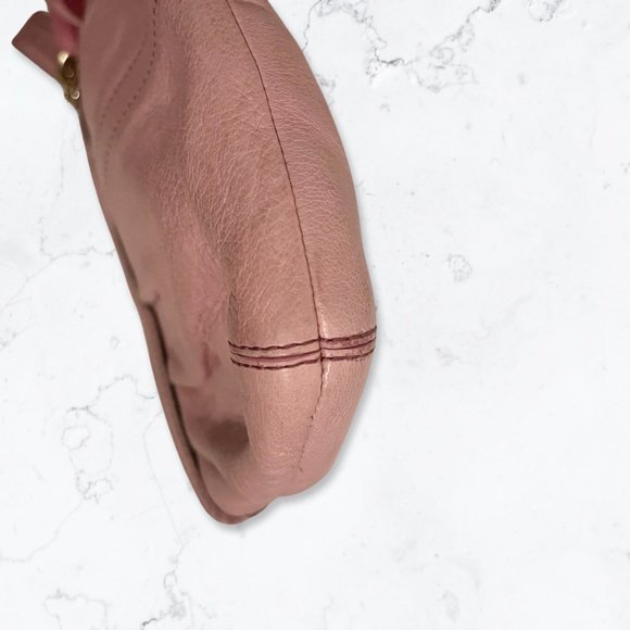 COACH Blush Pink Genuine Leather Wristlet - Picture 3 of 11